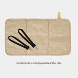 Peek-A-Boo Vegan Leather Diaper Bag Backpack 2.0 in Black