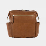 Peek-A-Boo Vegan Leather Convertible Hobo Backpack 1.0 in Toffee